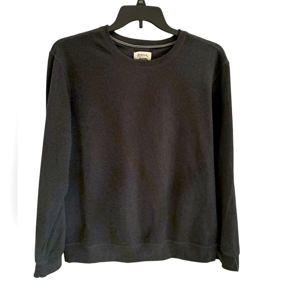 Boston Traders Men's Dark Gray Crewneck Sweater Size L